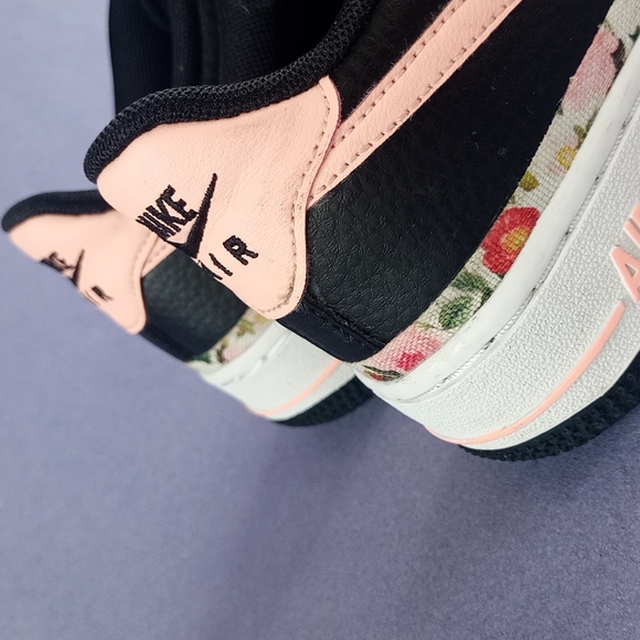 Nike Air Force 1 Vintage Floral GS 'Pink Tint' Shoes BQ2501-001 - Picture 5 of 12